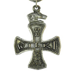 Знак "Крест 1-го эскадрона Львовской кавалерии «Wilki» (Волки). Польша", муляж