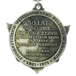 Памятная медаль к 50-летию SWAP в Америке. Польша, муляж