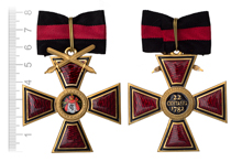Знак ордена Святого Владимира II степени с верхними мечами, копия