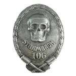 Знак 106 Штурмовой батальон ПМВ. Германия, муляж