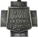Знак "Крест Армии Крайовой. Польша", муляж