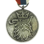 Серебряная медаль 1-й независимой парашютной бригады. Польша, муляж