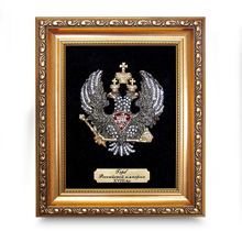 Герб Российской империи XVIII век, с кристаллами Swarovski