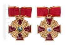 Знак ордена Святой Анны I степени с верхними мечами, копия