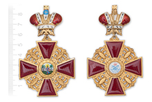 Знак ордена Святой Анны I степени с короной, копия