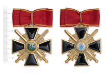Знак ордена Святой Анны I степени с мечами парадный