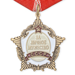 Орден «За личное мужество» (на колодке) упрощенный муляж