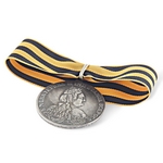 Медаль «За храбрость на водах Финских»(Екатерина II, шейная)