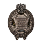 Знак «Заслуженный работник нефтяной и газовой промышленности Российской Федерации», сувенирный муляж