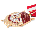 Орден боевого Красного Знамени (золотой, на колодке) улучшенный муляж