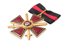 Знак ордена Святого Владимира III степени с мечами, копия
