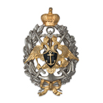 Знак «Об окончании Курсов гардемарин флота» (морской отдел), копия