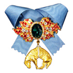 Орден Золотого Руна с хрусталём - Бургундия, муляж