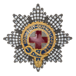 Звезда Ордена Подвязки с хрусталём - Великобритания, муляж