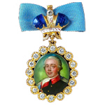 Наградной портрет Имп. Павла I, муляж