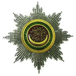 Нагрудная звезда Османской империи "Nishani Osmani", муляж