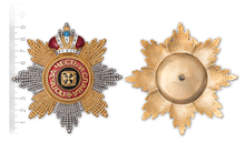 Звезда ордена святого  Владимира гранёная с короной, копия