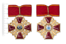 Знак ордена Святой Анны I степени, копия