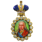 Наградной портрет Имп. Петра II, муляж