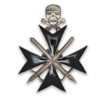 Крест западной добровольческой армии генерала Бермонт-Авалова с мечами, муляж