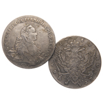 Монета рубль 1762 года (СПБ Л), копия